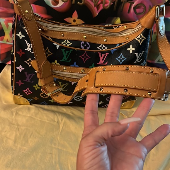 ‼️SOLD‼️LV Boulogne Black Monogram Multicolor Bag - Picture 7 of 16